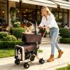 Double Pet Stroller for Small Medium Dogs Cats, 3-in-1 Convertible Carrier Tote