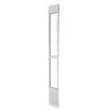 Dog Door for Sliding Glass Door, 91 to 96 in Adjustable Height, Aluminum Alloy Frame with Metal Rotating Hinges, Lock Design, 8 1/4 x 12 1/4 in Flap