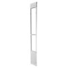 Dog Door for Sliding Glass Door, 91 to 96 in Adjustable Height, Aluminum Alloy Frame with Metal Rotating Hinges, Lock Design, 10 1/4 x 16 1/4 in Flap