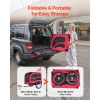 Dog Bike Trailer, Supports up to 100 lbs, Pet Cart Bicycle Carrier for Small & Large Dogs, Easy Folding Frame with Quick Release Wheel