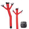 Inflatable Tube Man Set, 6 ft Tall, Wacky Waving Inflatable Dancing Tube Guy with 1/15 HP Blower, PP Shell IPX3 Waterproof Blower Fan