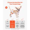Disposable Dog Diapers, Super Absorbent Female Dog Diapers, 360° Leak-Proof Female Doggy Pet Diaper with Wetness Indicator for Heat Period, Training