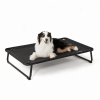 Outdoor Elevated Dog Bed for Large Dogs - Cooling Raised Pet Cot with Skid-Resistant Feet, Tool-Free Setup, Chew-Resistant Frame
