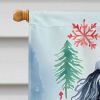 Puli Christmas House Flag Large Porch Sleeve Pole Decorative Outside Yard Banner Artwork Wall Hanging, Polyester, House Size, Multicolor