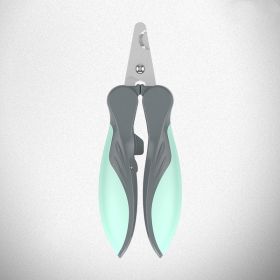 Pet dog nail clippers (Option: Green)
