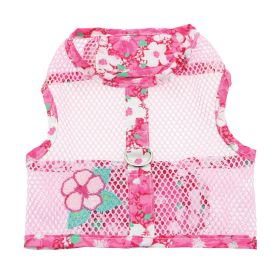 Cool Mesh Harness Hawaiian Hibiscus - Pink (Option: X-Small)