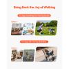 Dog Wheelchair for Back Legs, Adjustable 2 Wheels Pet Wheelchair, Lightweight Dog Cart with Shock-Absorbing Wheels