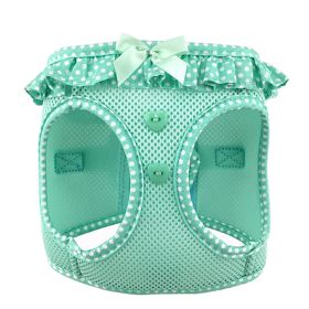 Teal Polka Dot Ruffle (Option: XX-Small)